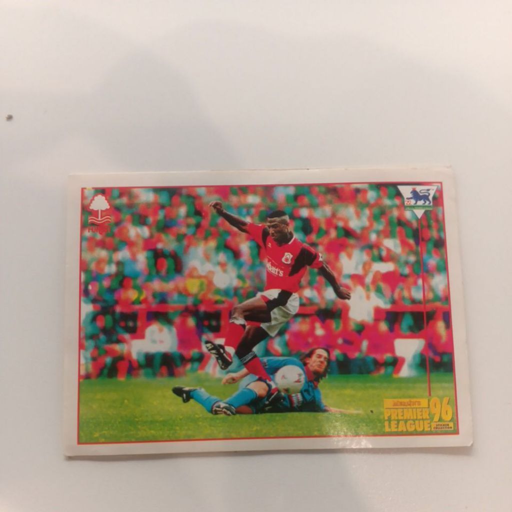 Stiker Bola Merlin EPL 1996 Nottingham Forest