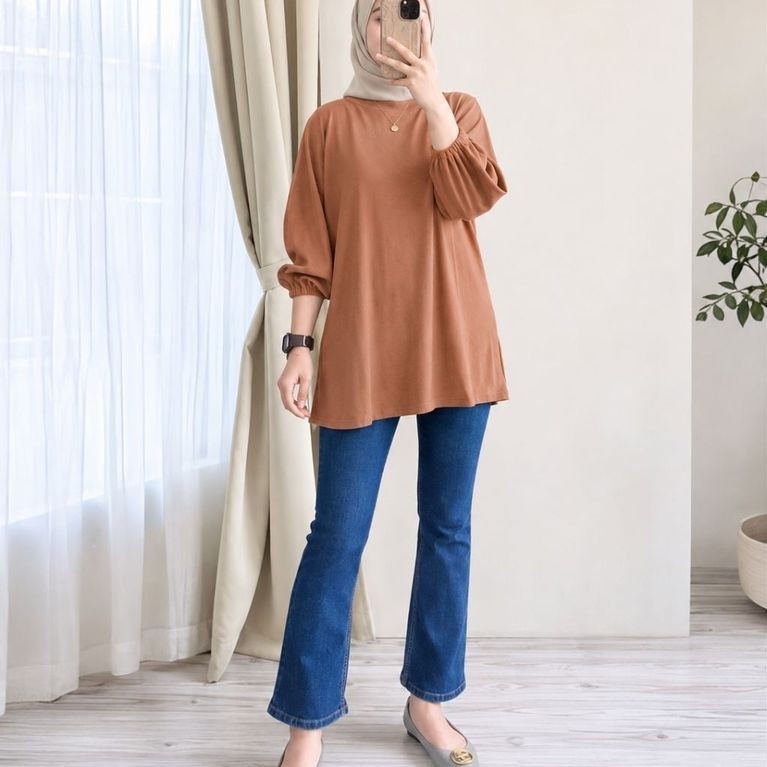 Blouse Denolla Miami Knit 1061 by Clarke / Atasan Kaos Clarke Knit Miami Rajut Premium / Blouse Raju
