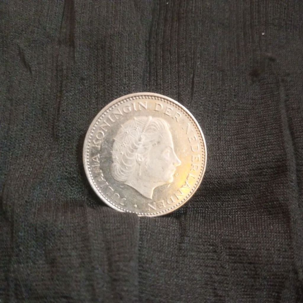 koin 2 1/2 Gulden Juliana 1971