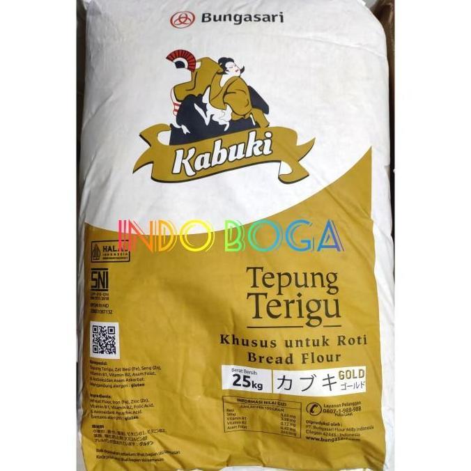 DISKON tepung terigu kabuki gold 25 kg / tepung terigu protein tinggi 25kg