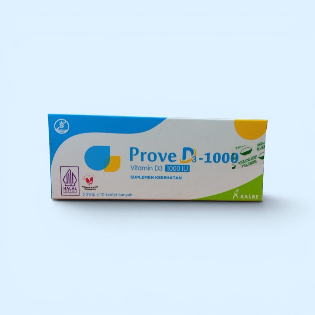 Prove D3-1000 IU Tablet Kunyah Kalbe Farma