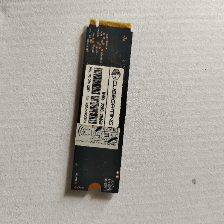 SSD M.2 NVMe Cube Gaming 256GB PCIe Gen 3x4