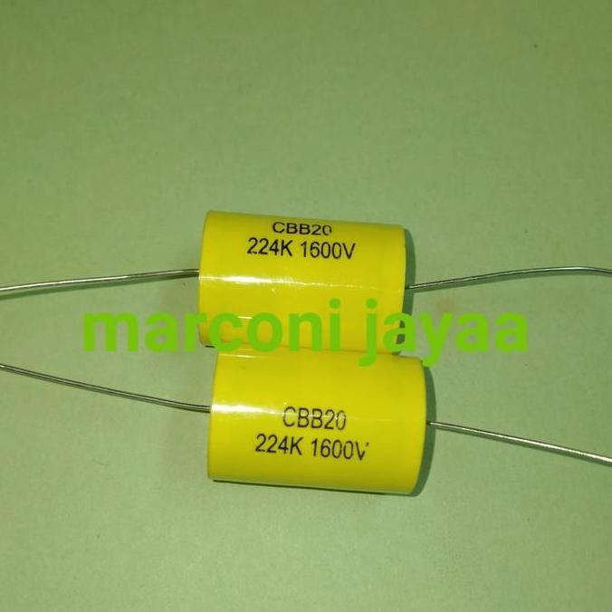 CBB20 224K 1600V KAPASITOR AXIAL NONPOLAR NJ79