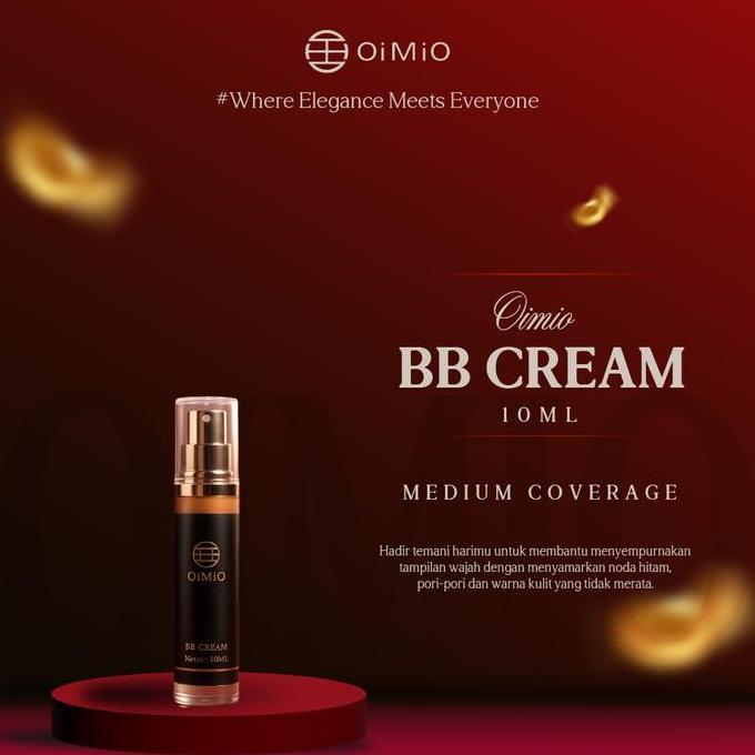 OiMiO BB Cream - Medium Coverage 4 Shade Natural BB Cream Flawless Ringan dan Glowing Travel Size