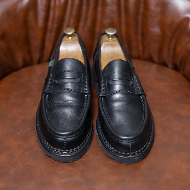 Paraboot Reims Black Original Made In France - Size 41.5