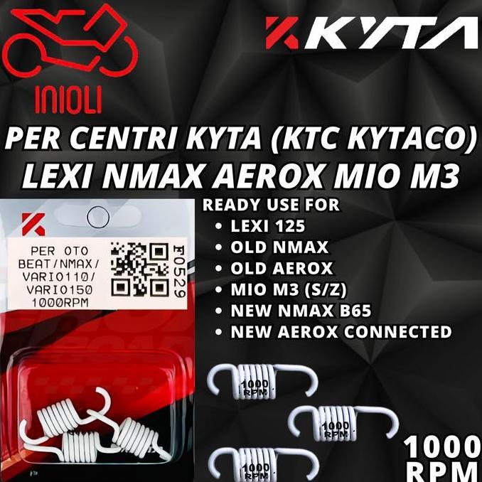 PER CENTRI KYTA KTC KYTACO 1000 1500 RPM LEXI NMAX AEROX CONNECTED OLD NEW N-MAX MIO M3 2DP B65 2PH 