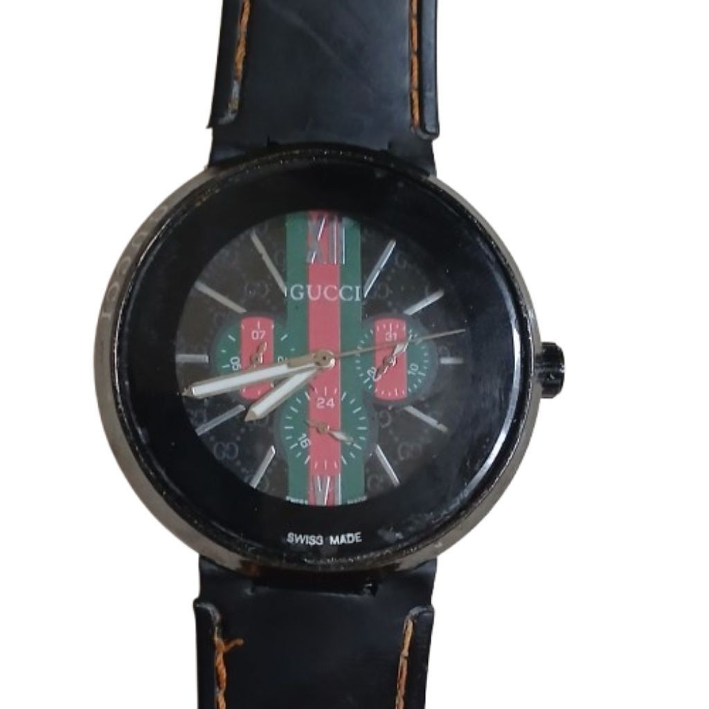 Jam Tangan Pria Gucci Automatic Winding Kronograf Minus di Krono Tanggal