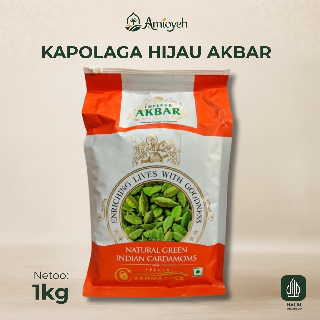 Kapulaga Hijau Akbar 1kg Kapulaga Arab 1kg Kapulaga Hijau