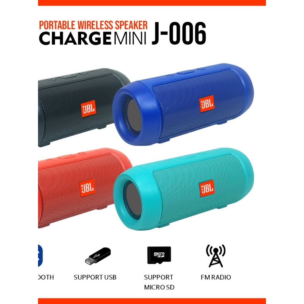 JBL Speaker Bluetooth Mini2 J006 Portable Bass Kuat USB Microsd FM Radio