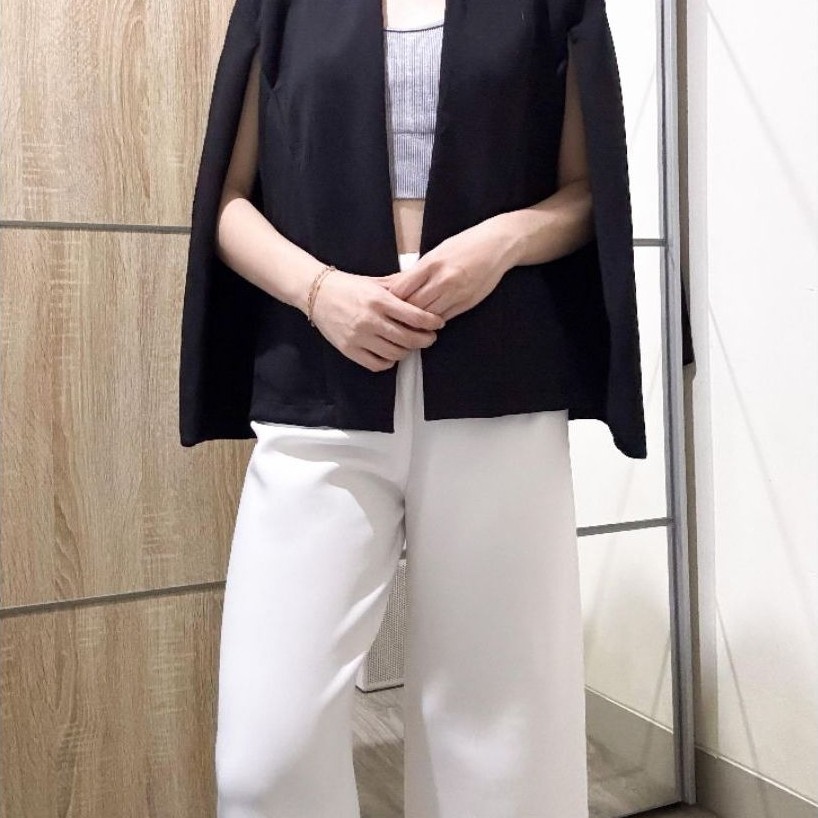 CATH Blazer Wanita Korea Hitam / Outer Wanita