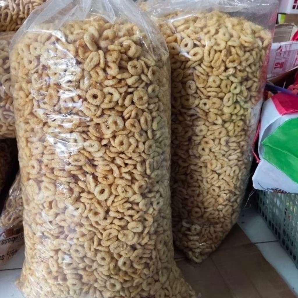 Slondok Bawang  mini 500gr  Slondok Bawang Gurih - budiyah snack