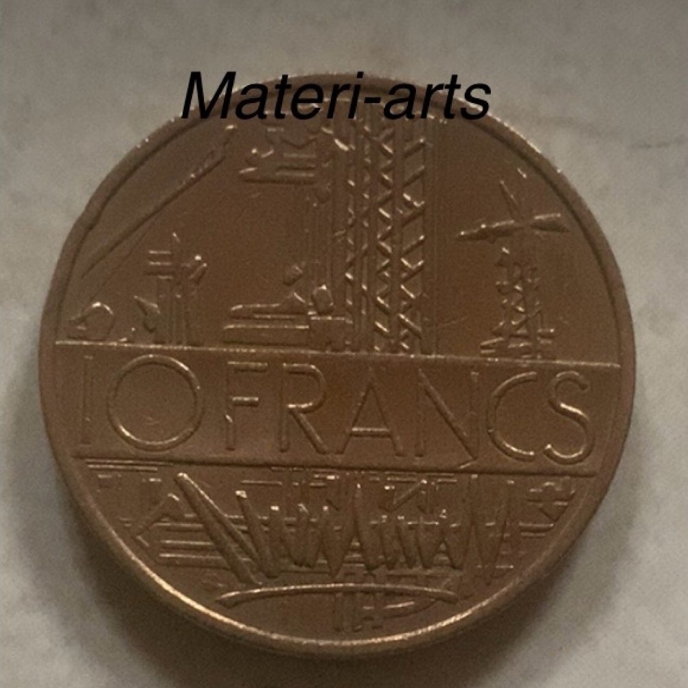 Koin Francis 10 Francs tahun 1978-1980