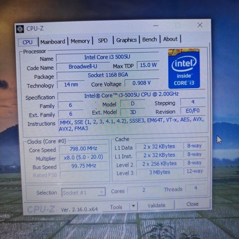 Laptop HP Core i3 Ram 16GB DVDRw