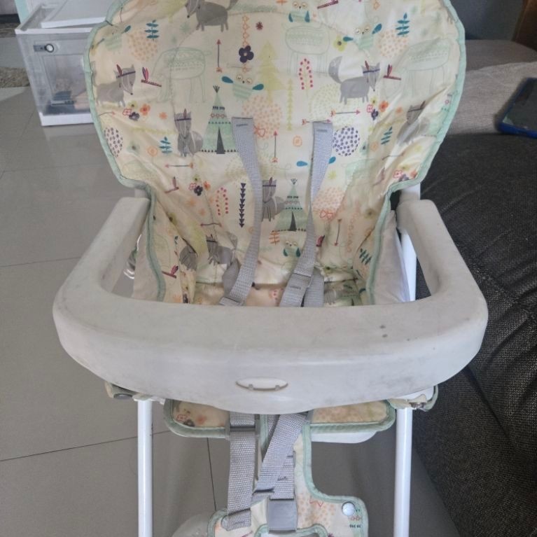 high chair graco kursi makan anak