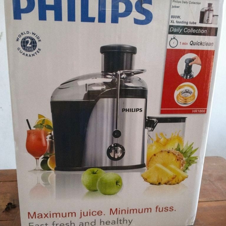 PL SECOND PHILIPS JUICER EXTRACKTOR 800W SLOW JUICER ORI