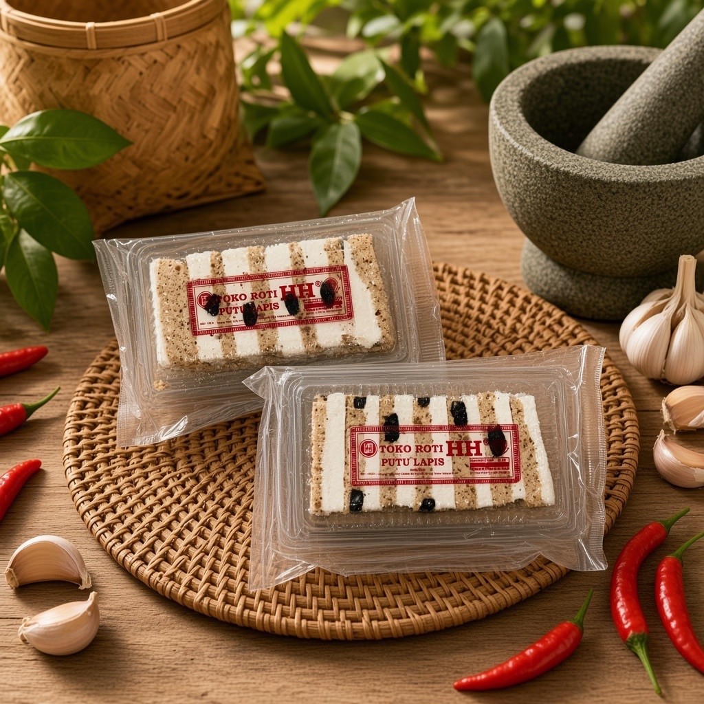 Kue Putu Lapis HH Enak Lezat Khas Bagan Siapi-api