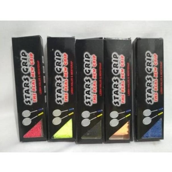 GRIP HANDUK RAKET STAR GRIP- TOWEL GRIP BADMINTON ISI 1BOX STAR GRIP BAHAN MICRO FIBER ANTI SLIP
