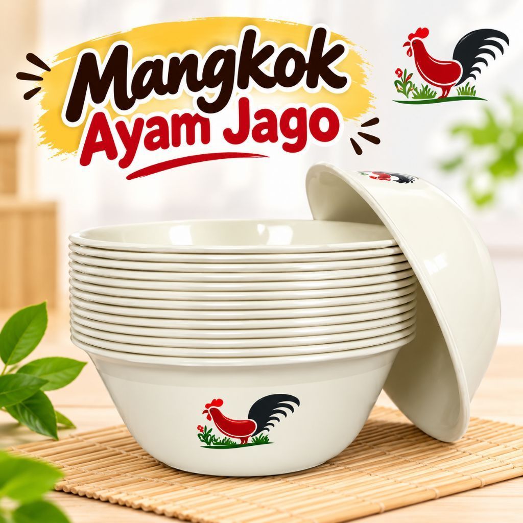 WIJAYA PLASTIC -  MANGKOK PLASTIK | MANGKOK AYAM JAGO | MANGKOK MURAH | MANGKOK AYAM | MANGKOK BAKSO