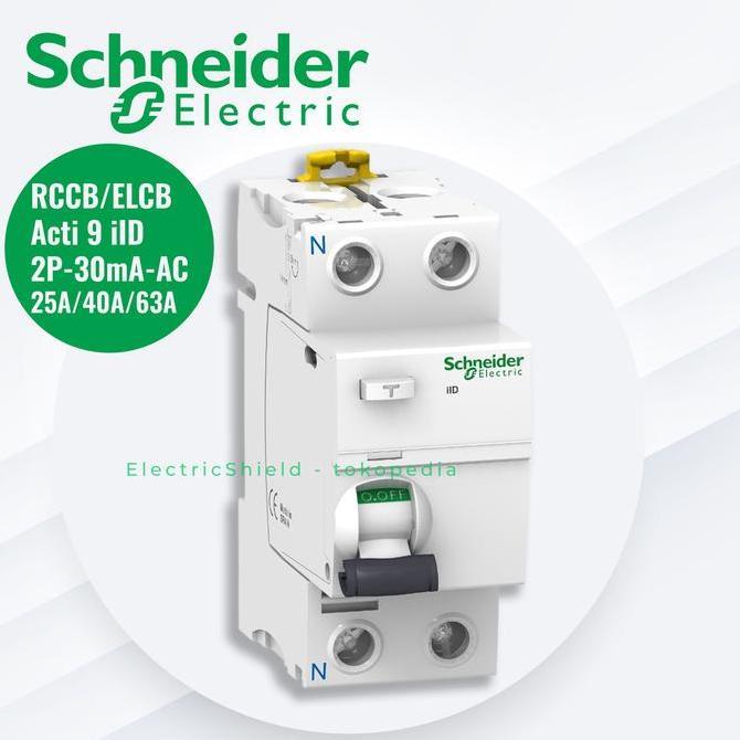 RCCB/ELCB ACTI 9 IID 30MA-2P-25A/40A/63A TYPE AC ES79