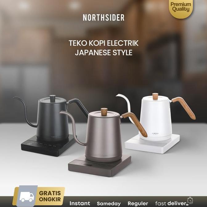 Jinsei Teko Kopi Electric Gooseneck coffee kettle Japanese ZK-KH202