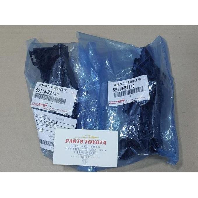 Mubinrifae - Breket Brecket Bemper All New Avanza Xenia Veloz Asli 52115-Bz150 52116-Bz140