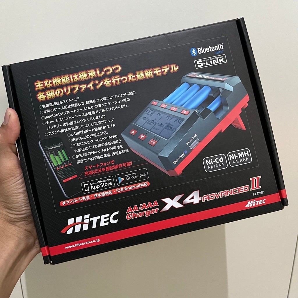 Hitec x4 Advanced II AA/AAA Charger for Mini 4WD Tamiya