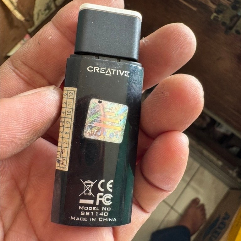 CREATIVE SOUND BLASTER SB1140 USB STICK FORMAT