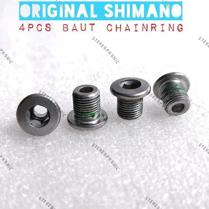 Baut Chainring Baut Crank SHIMANO Baut Chainring ORIGINAL SHIMANO 4pcs Baut Chainring 105 Baut Chain