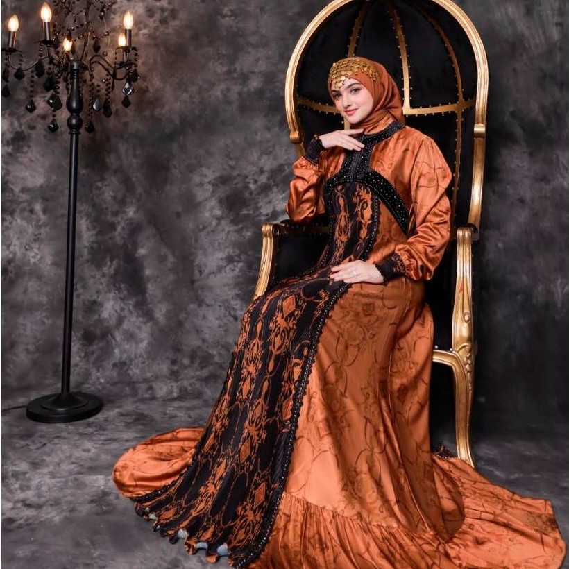 NAYKILA SERIES | RAFANDA | GAMIS SILK PRINTING