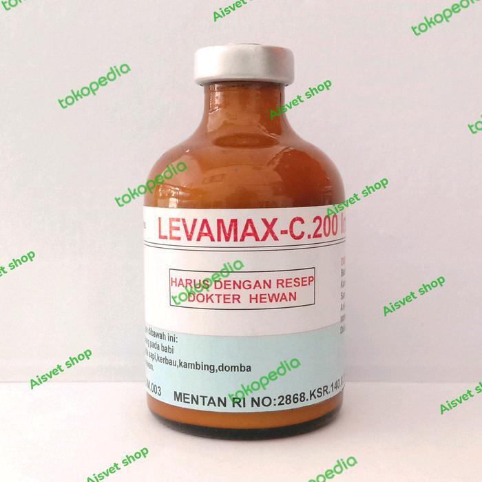 LEVAMAX-C.200/Obat cacing injeksi untuk babi,sapi, kambing,domba