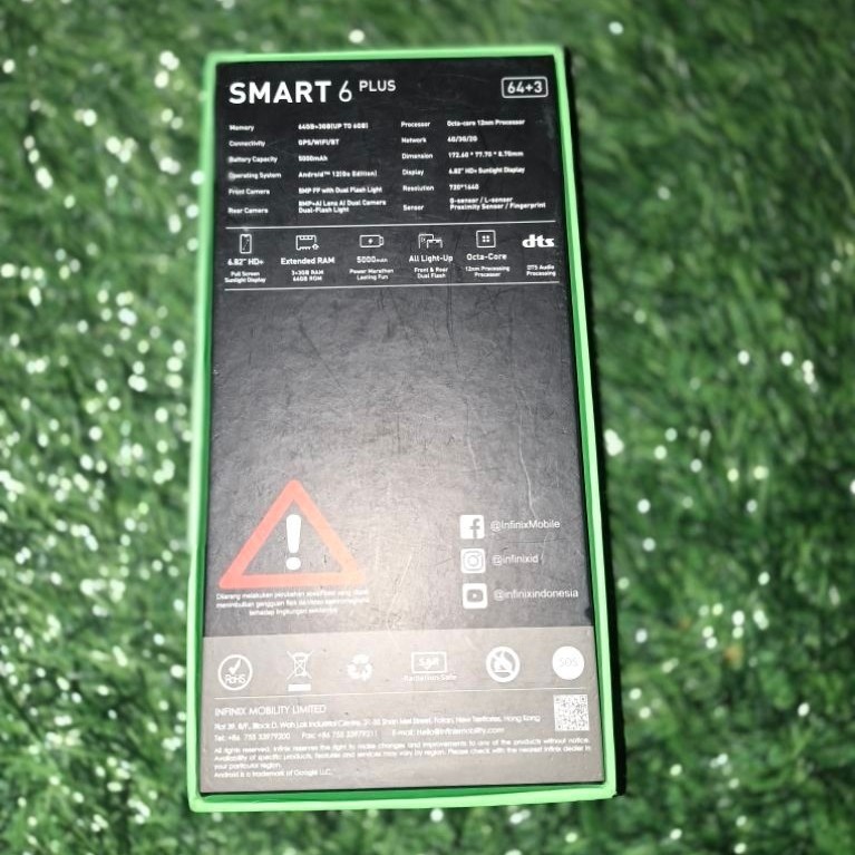 Preloved Dus hp Infinix smart 6 plus bekas