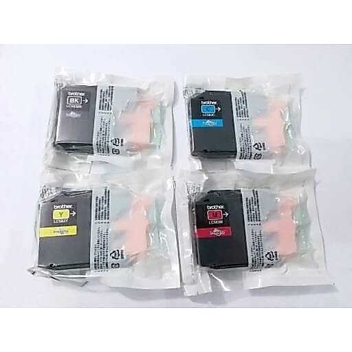Tinta Brother LC583 ori satu set (- chip) J2510 J3720 J3520