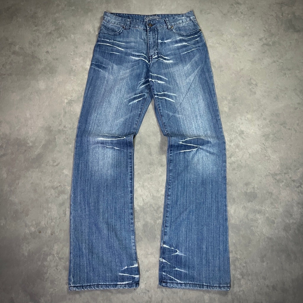 Robin’s Jean Wing Embroideres Pocket Jeans Pants | Pakaian Outfit Cewek Dan Cowok Good Condition