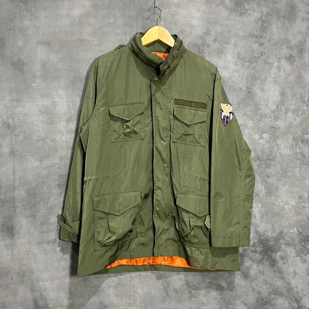 Parka scholt warna army original second preloved