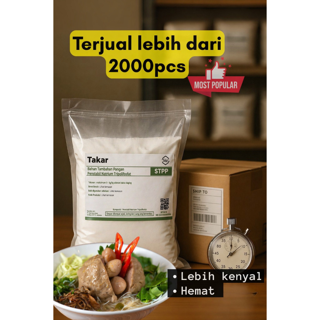 STTP Pengenyal Bakso | Pengenyal Mie | STPP Food Grade | Tepung Pengenyal untuk bakso lebih kenyal