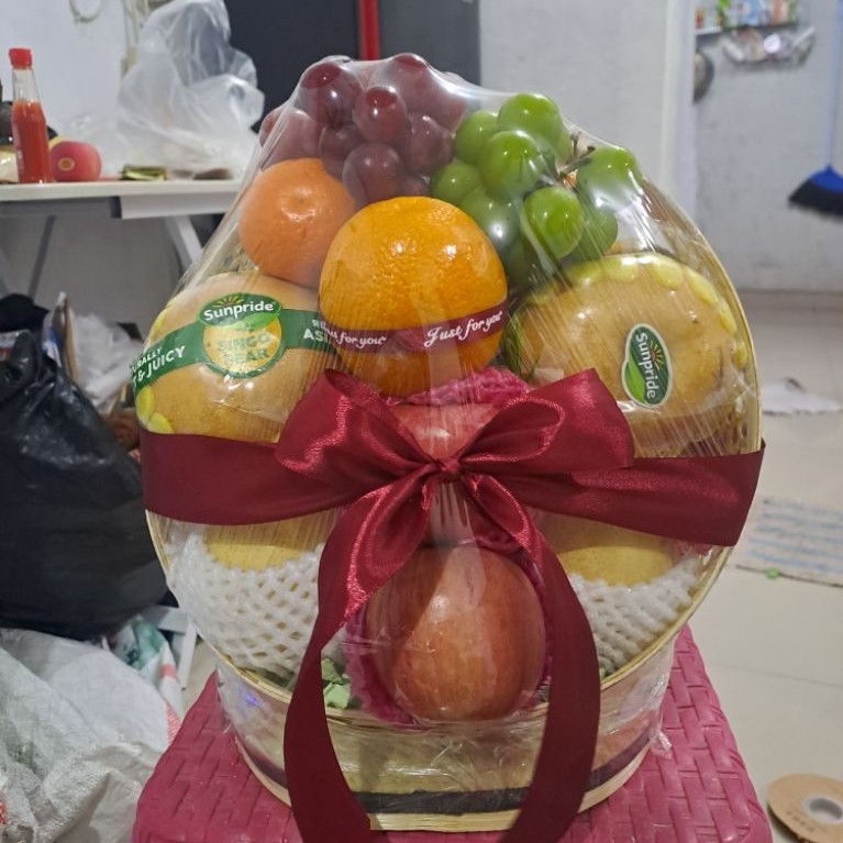 parcel buah kranjang cincin Premium S