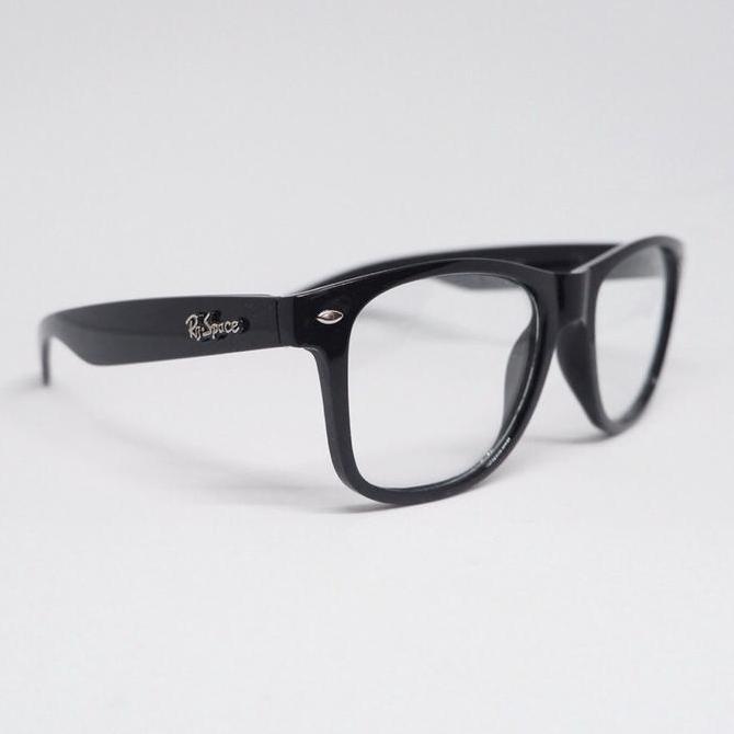 Frame Kacamata Wayfarer Rb Space kacamata kaca bening Anti Debu KT005