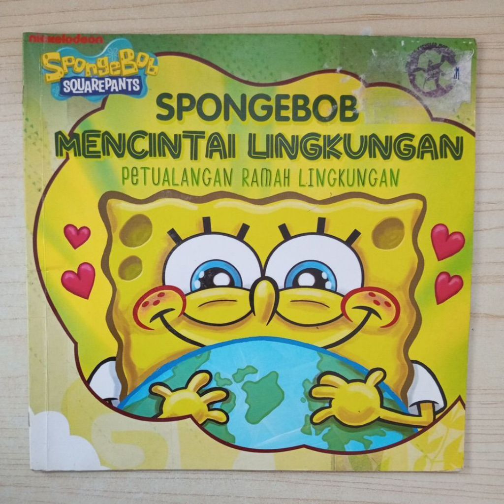 BUKU SPONGEBOB SQUAREPANTS MENCINTAI LINGKUNGAN PETUALANGAN RAMAH LINGKUNGAN