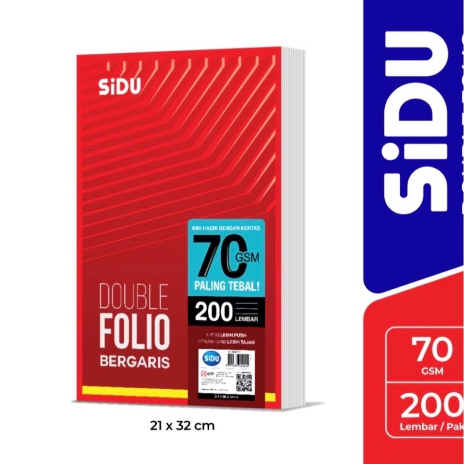 Sidu folio / Folio garis / Kertas Folio garis / Folio Garis Ecer