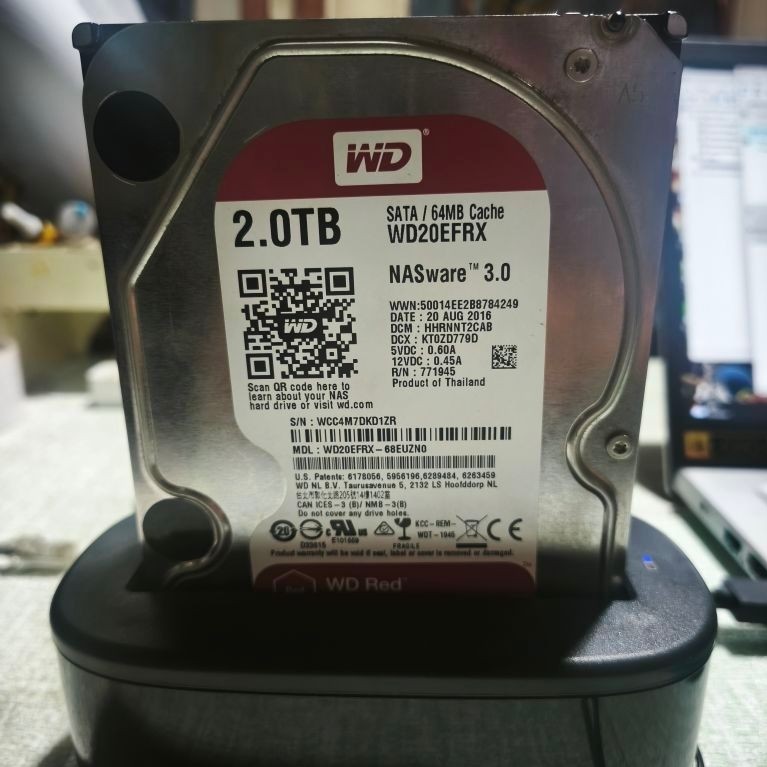 Wd Red 2TB Wd purpel surveilans 1TB second