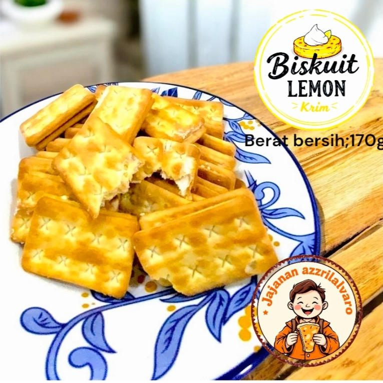 BISKUIT LEMON PUFF REFILL KHONG GUAN 170g KHONG GUAN