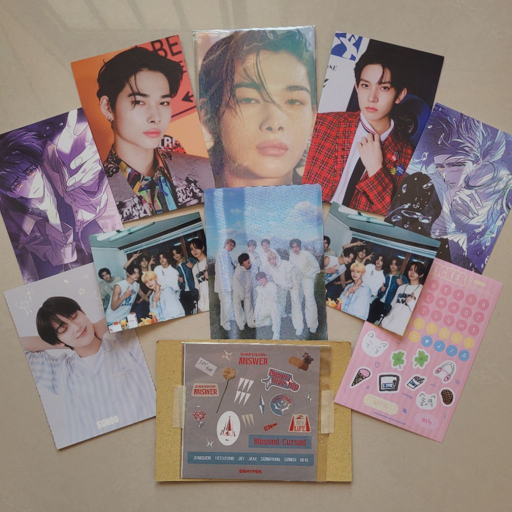[READY] OFFICIAL ENHYPEN SEASONS GREETINGS 2022, PHOTOBOOK ONLY ODYSSEUS, POSTCARD POB DAYDREAM JP D
