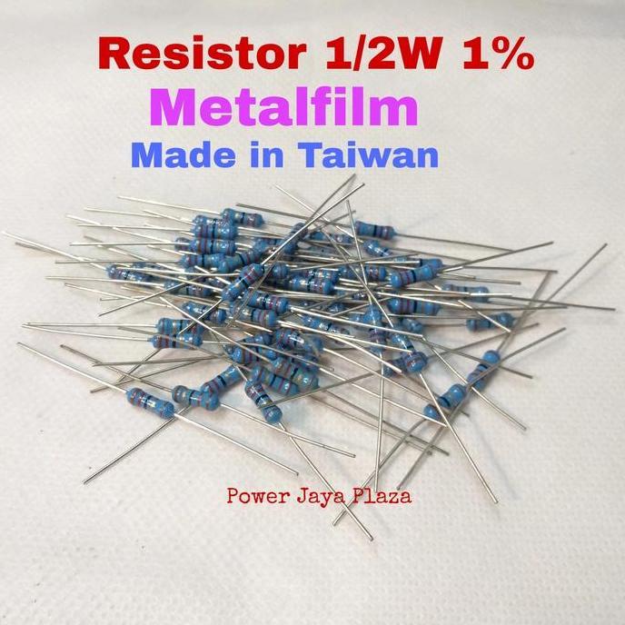 RESISTOR R 24OHM 24 OHM 1/2 W 1% MADE IN TAIWAN METALFILM 0,5W 0.5W PJP79