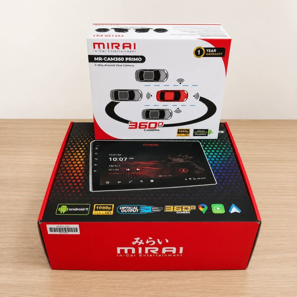 Head Unit Mirai MR-9032 VIVA 9 Inch 6/128// Mirai MR-9032 9inch + Camera 360 MR-CAM360 PRIMO