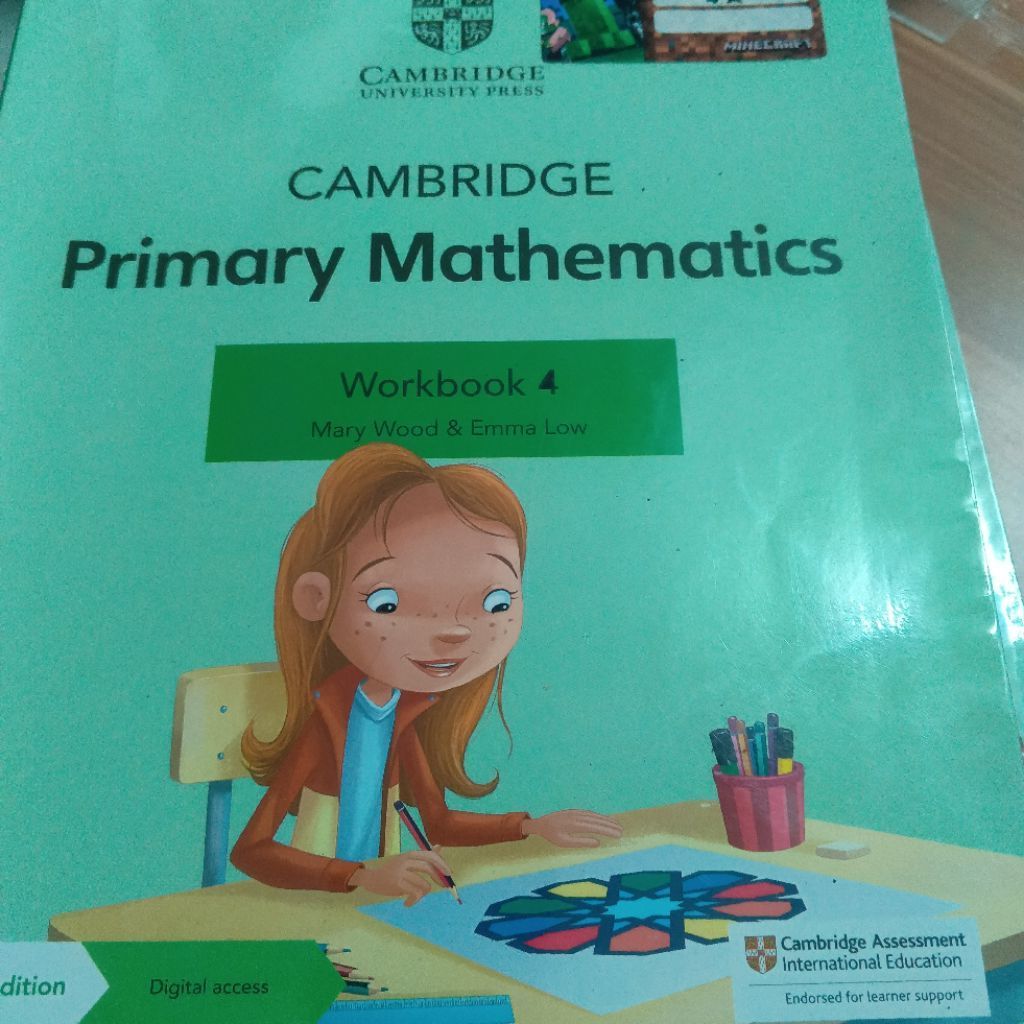 buku cambridge mathematics workbook primary 4