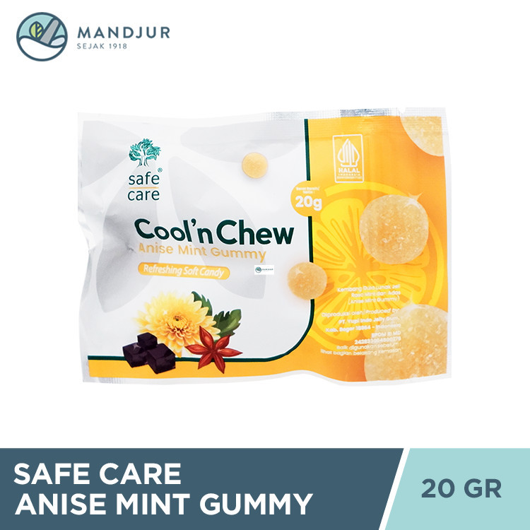Safe Care Anise Mint Gummy - Permen Jelly Penyegar Mulut