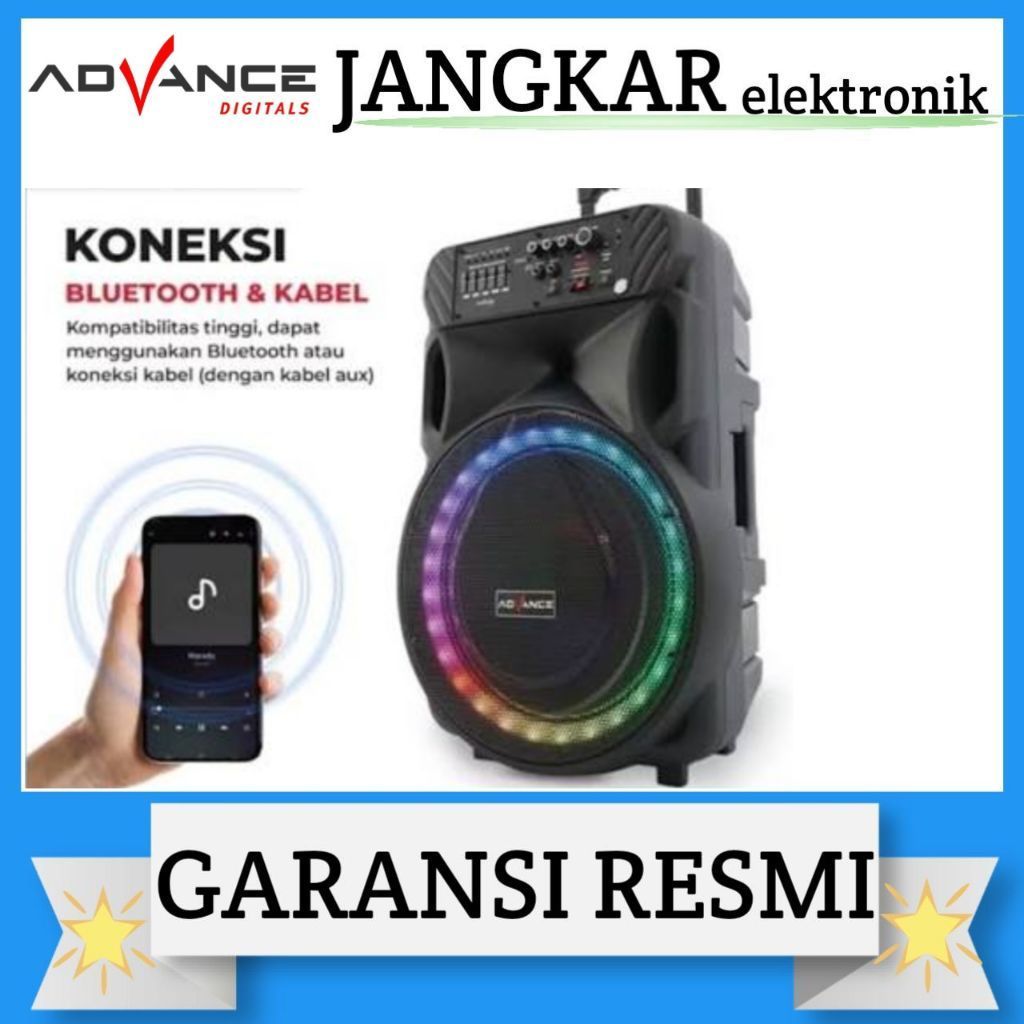 AMPLI MEETING ADVANCE 12INC K-1206/ADVANCE AMPLI MEETING 12INC K-1206 GARANSI RESMI