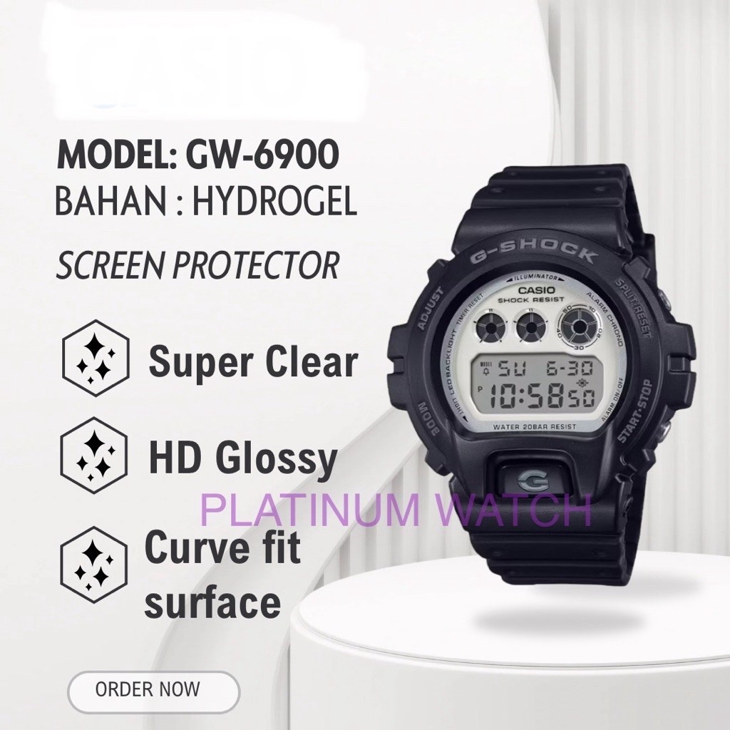 Antigores Hydrogel Untuk Jam Tangan Screen Protector GW6900 GW 6900 GW-6900 series