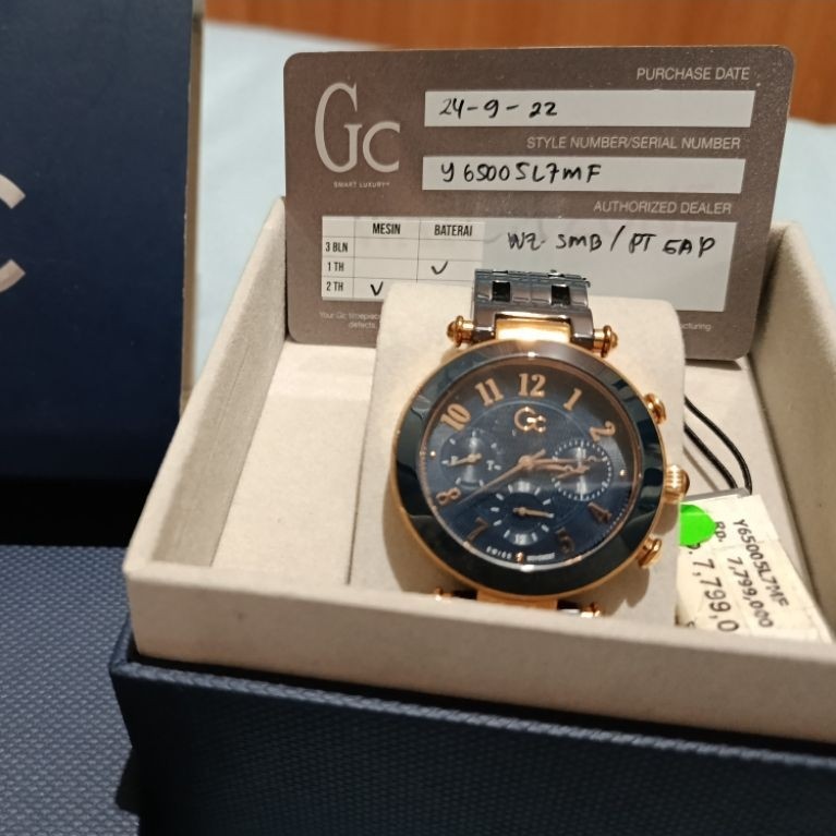JamTangan Wanita Merk GC Full Set OriLikeBrandNew