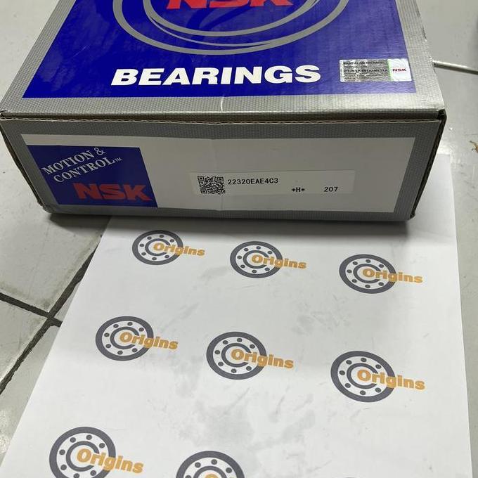 SPHERICAL ROLLER BEARING 22320 EAE4C3 MERK NSK ORIGINAL OB89